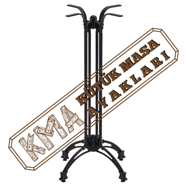 Kral Alüminyum Bistro Masa Ayak
